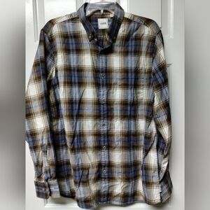 ROWM Men's Plaid Shirt.  SZ L
